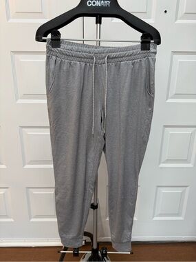 Men's Light Gray Drawstring Joggers - Comfortable Everyday Sweatpants
